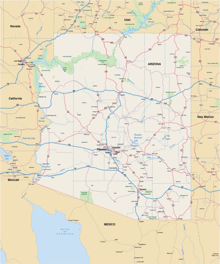 Tucson Metro Map | Digital Vector | Creative Force