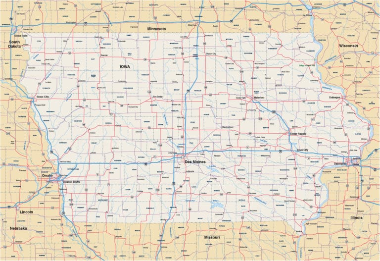 Des Moines Metro Map | Digital Vector | Creative Force