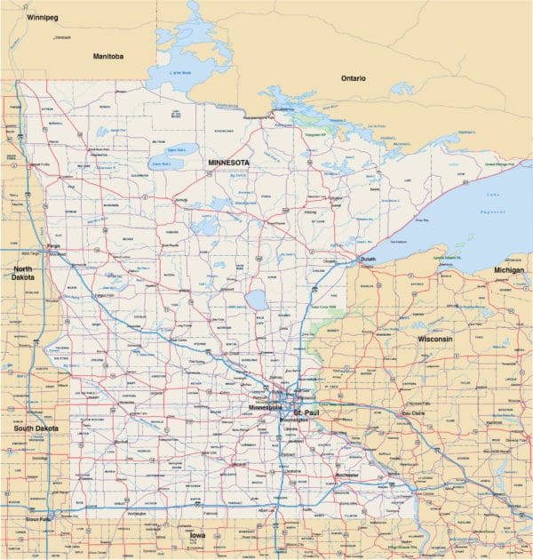 Minneapolis & St Paul Metro Map | Digital| Creative Force