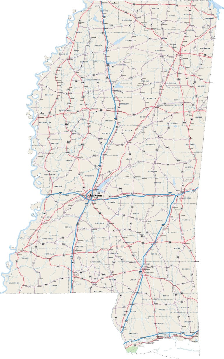 Mississippi Gulf CoastMap | Digital| Creative Force