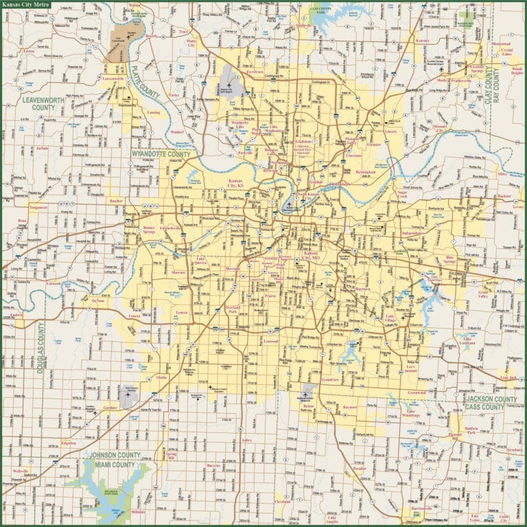 Kansas City Downtown Map | Digital| Creative Force