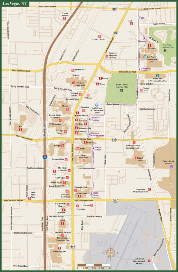 Las Vegas Metro Map 