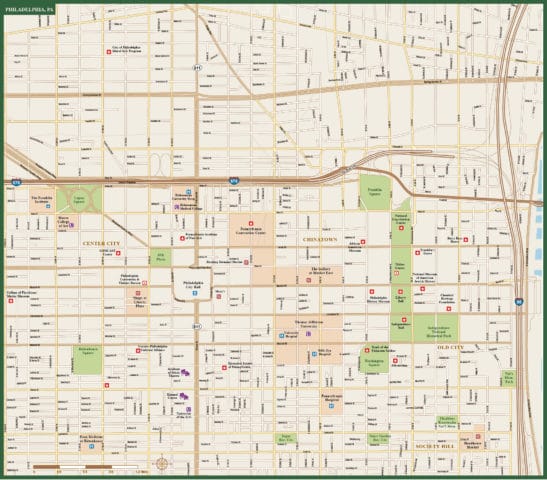 Philadelphia Metro Map | Digital Vector | Creative Force