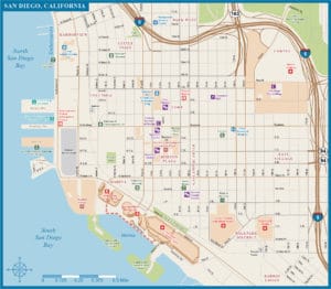 San Diego Metro Map | Digital Vector | Creative Force
