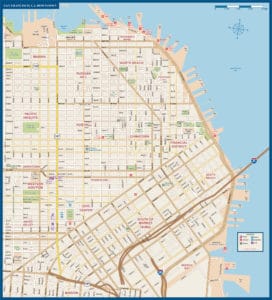 San Francisco Metro Map | Digital| Creative Force