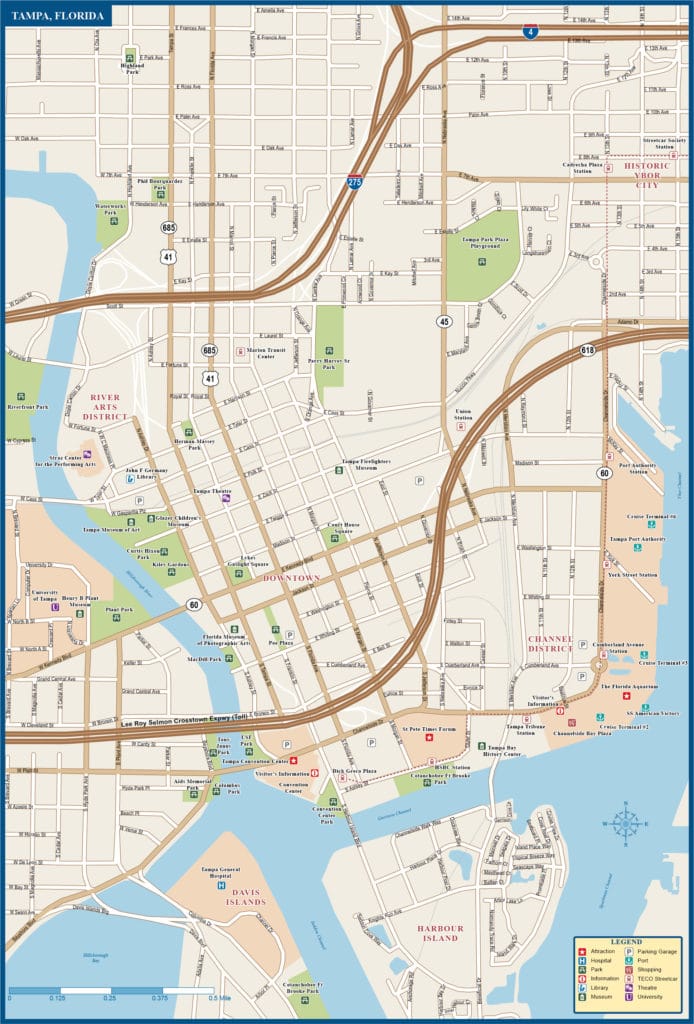 Saint Petersburg Downtown Map | Digital| Creative Force