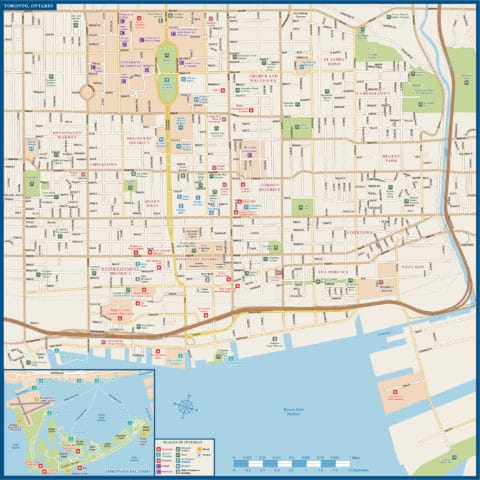 Printable Map Of Toronto