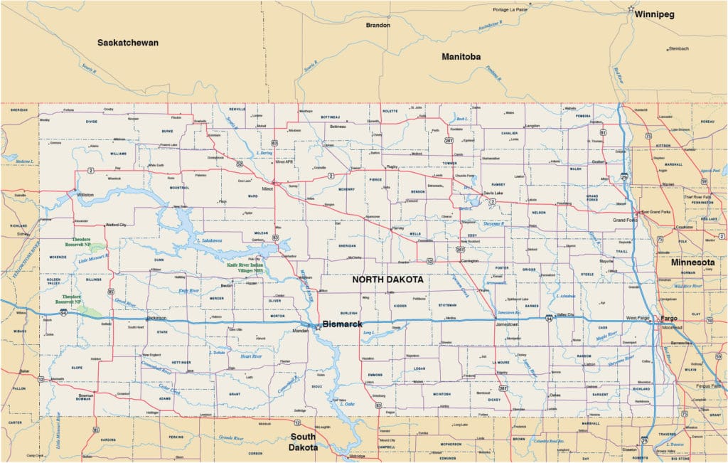 Fargo Metro Map | Digital Vector | Creative Force