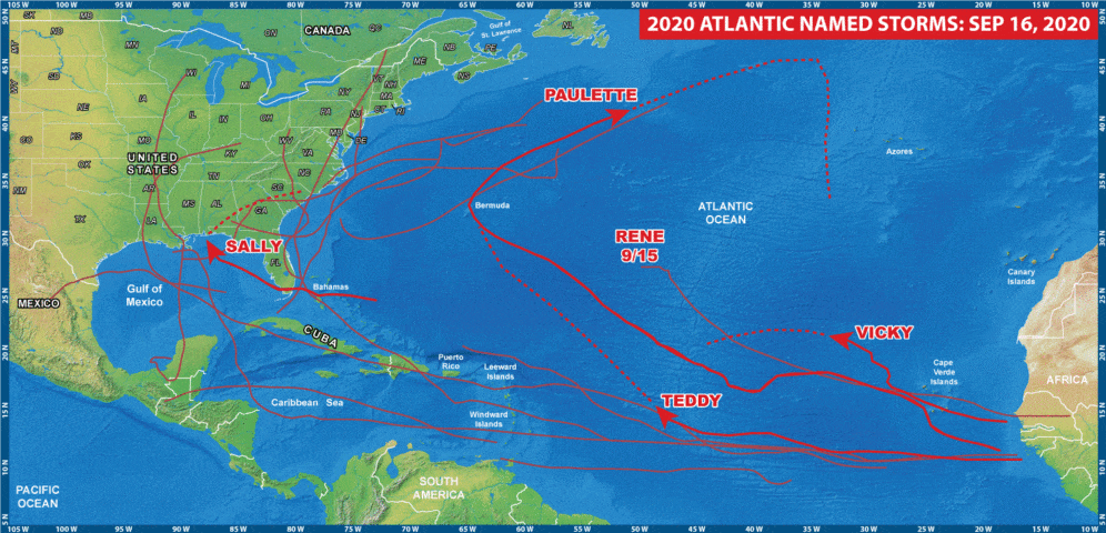 Unbelievable 2020 Hurricane Map - Creative Force